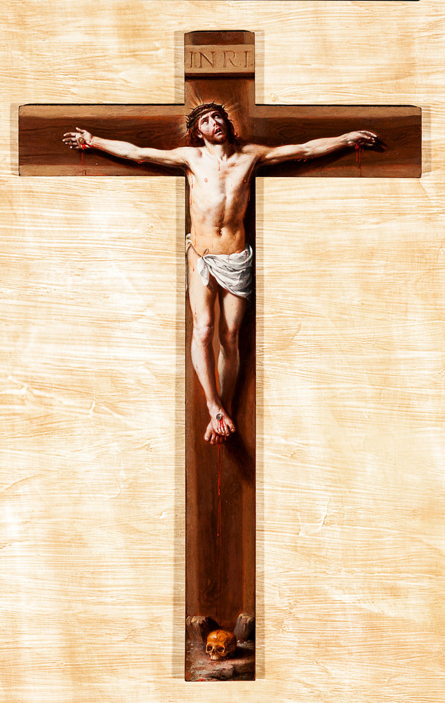 Cristo crucificado en la agonía